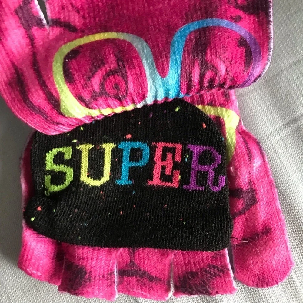 NWT Xhilaration Bundle of monkey socks and flip over gloves